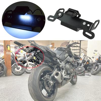Motorcycle License Plate Holder Tail Tidy Eliminator Fender Refit Bracket Fits For Yamaha MT 10 MT10 SP ABS MT-10 FZ10 2016-2021