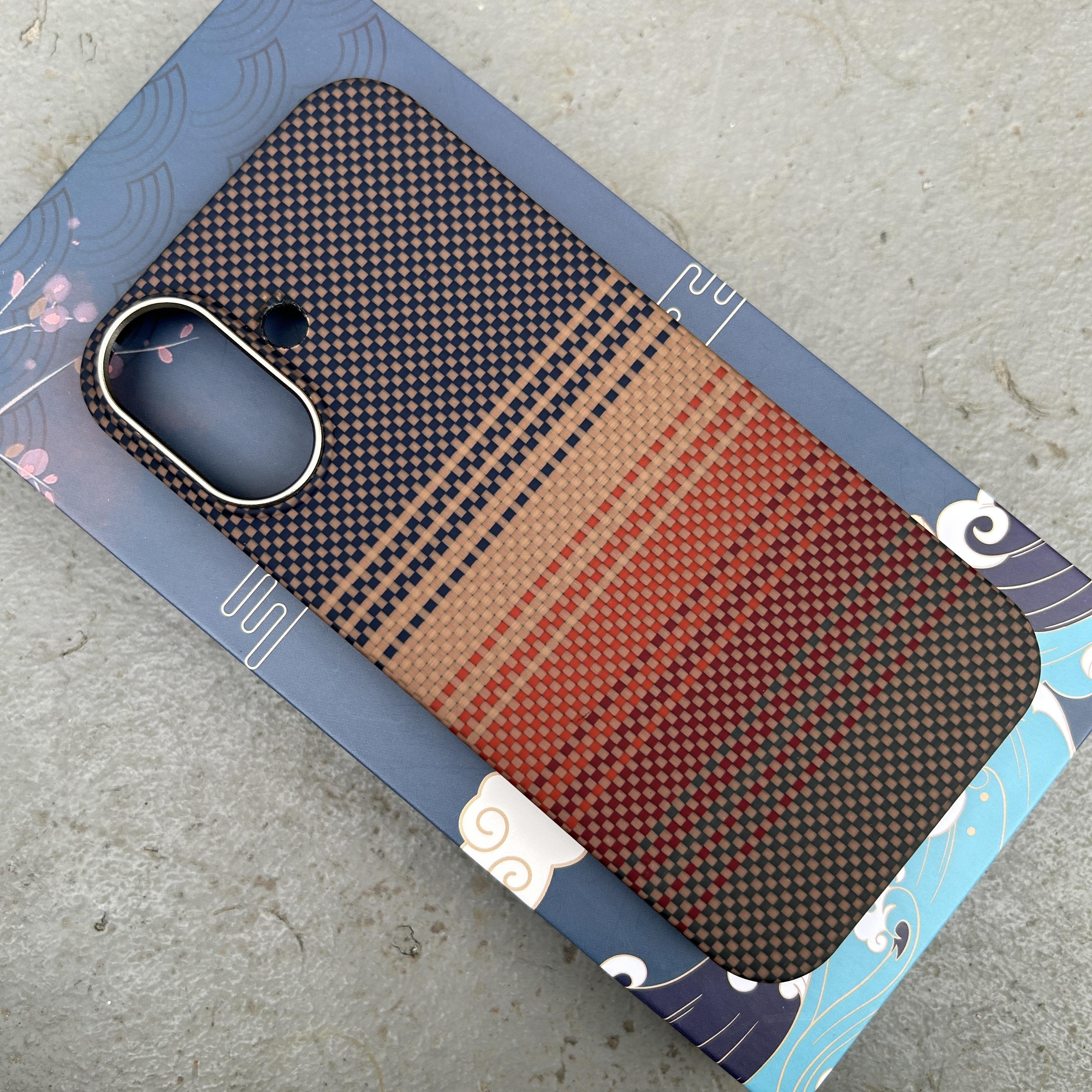 For Magnetic Magsafe Case for IPhone 17 Air 16 Pro Max 16 Pro 16 Plus Carbon Fabric Fiber Aramid Case Slim Lightweight Cover iPhone Air