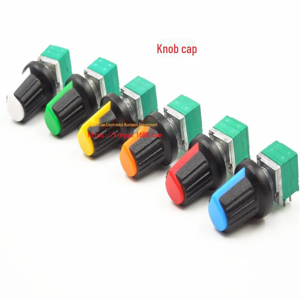 WH148 Tampa de Botão 6mm: Botão Coração de Pêssego, Interruptor Potenciômetro com Manípulo de Ameixa