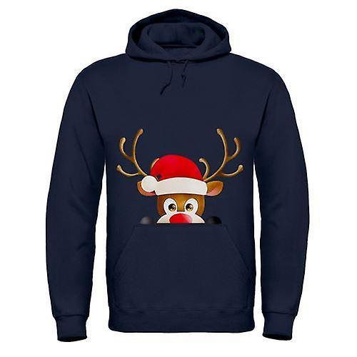 Adults Xms1 "hiding Reindeer" Hoodie