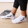 5 Pairs of Cotton Ankle Length Socks for Outdoor Sports and Running - Deodorant, Breathable, and Sweat-absorbent