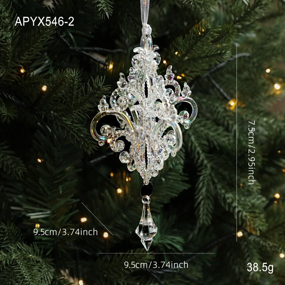 Transparent Christmas Tree Hanging Ornaments Christmas Ornaments  Christmas Tree Decorations