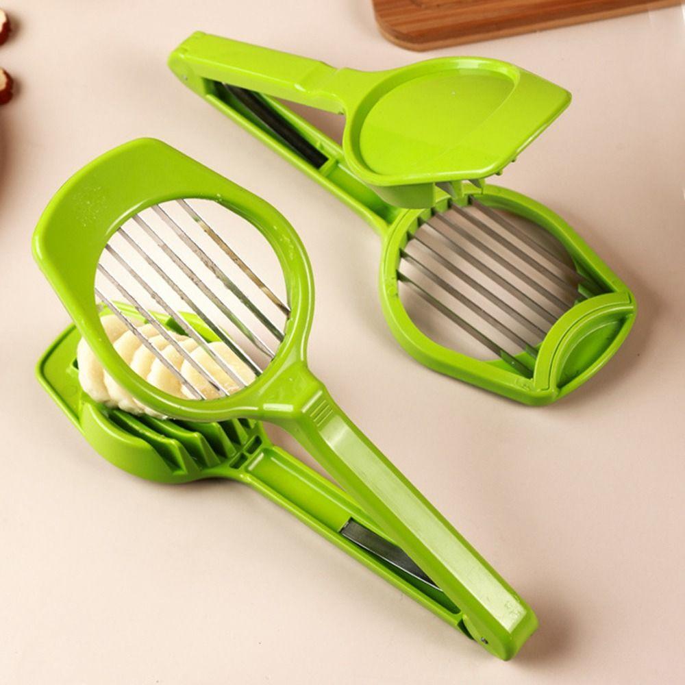 Handheld Easy To Use Stainless Steel Fruit Cutter Cutting Tool Egg Slicer Kiwi Divider