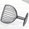 Fruit Basket Vegetable Bowl like Wine Cup Geometric Hollow Iron Crafts Home Livi X3UC