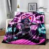 Arcano: Coperte con stampa di cartoni animati di League of Legends per tenersi al caldo, morbide e confortevoli, per casa, viaggio, letto, regalo di compleanno