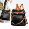 PU Backpack Women's Bag New Simple and Fashionable Large-capacity Women's Backpack Versatile Single Shoulder Messenger Bag
