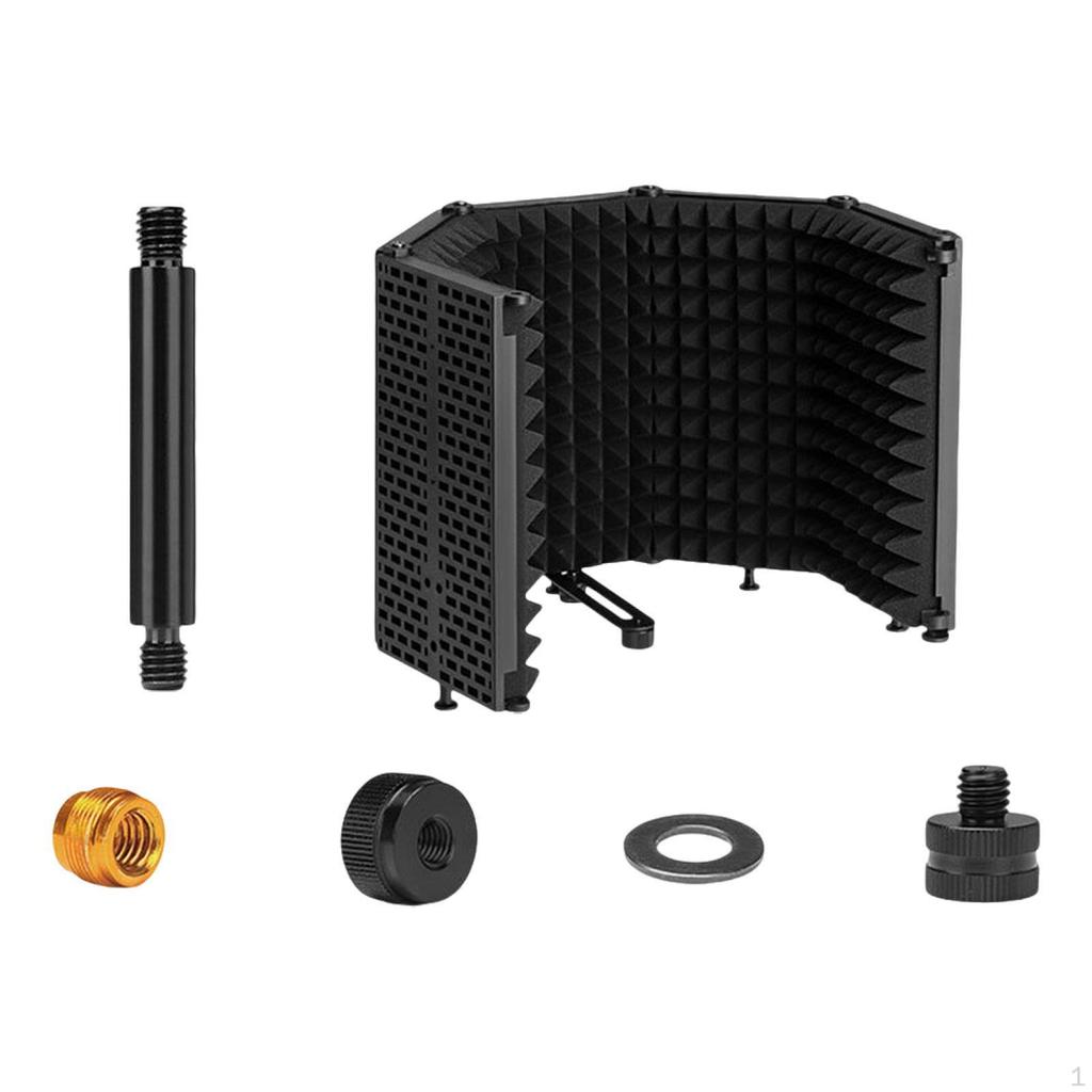 , Reflection Filter, Vocal Recording Panel, Sound Absorbing Foam for Singing, Podcasts