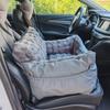 Przenosne wodoodporne siedzisko samochodowe i legowisko dla psa - Podwójne zastosowanie, zmywalna poduszka dla zwierząt na podróż, bezpieczeństwo