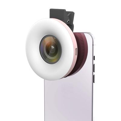 Cep Telefonu Dolgu Işığı 15X Makro Lens Taşınabilir Selfie LED Halka Flaş Işığı Telefon Selfie Lambası Evrensel Halka Klipsli Işık