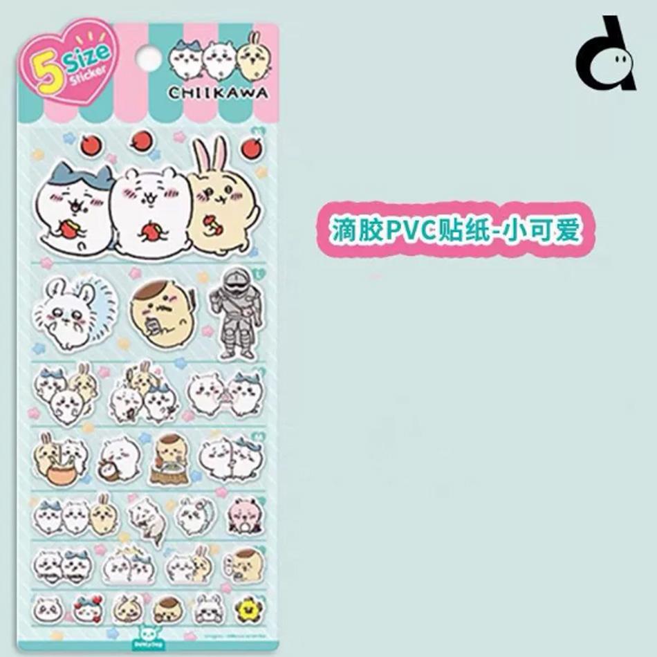 

Новые стикеры Chiikawa Креативные объемные стикеры из капельного клея Милые декоративные для компьютера С DIY декоративными наклейками Подарки