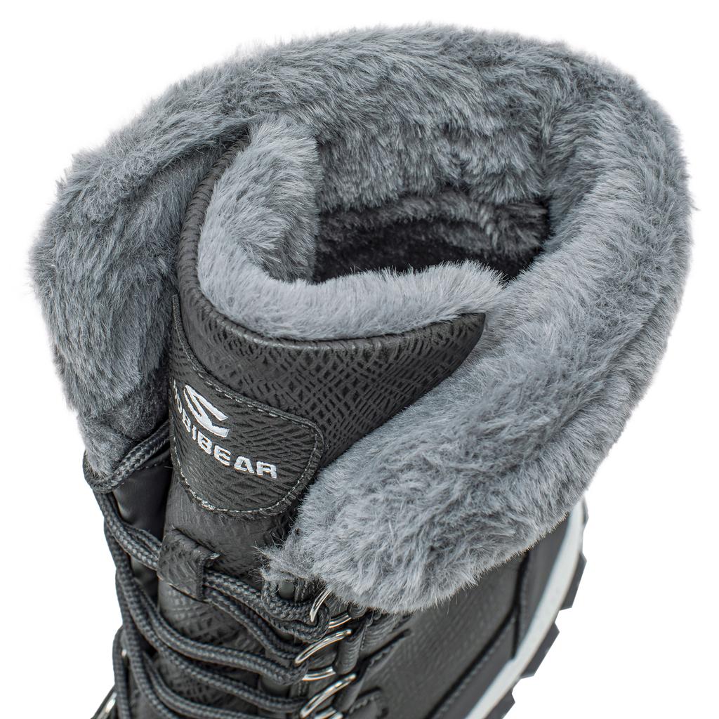 HOBIBEAR Snow Boots Women Non-Slip Outdoor Shoes Winter Waterproof Snow Boots Warm Fur Lined Comfortable Shoes for Women