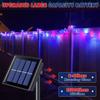 Led Solar String Lights Outdoor Solar Christmas Lights 8 Modes Twinkle Fairy Lights for Xmas Tree Garden Wedding Decoration