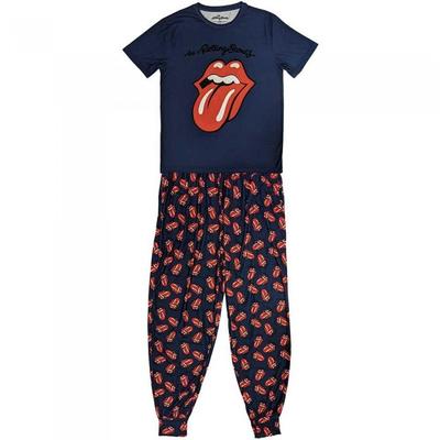 The Rolling Stones Unisex Adult Classic Tongue Pajamas Set