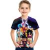 Cartoon Printed Children's T-shirt Short Sleeved Boys' Top