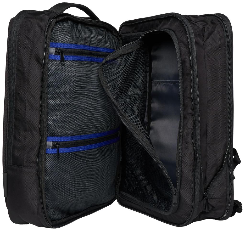 [IS Plus] Monolith Business Backpack Expandable 20L-27L with Rain Cover Flat 180 Degree Opening MobileTablet Storage Multifunctional Large Capacity