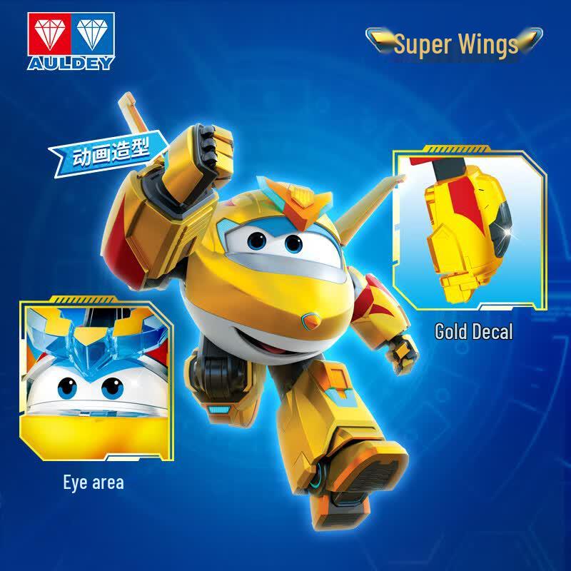Auldey Super Wings Jett Super Gear Transforming Robot