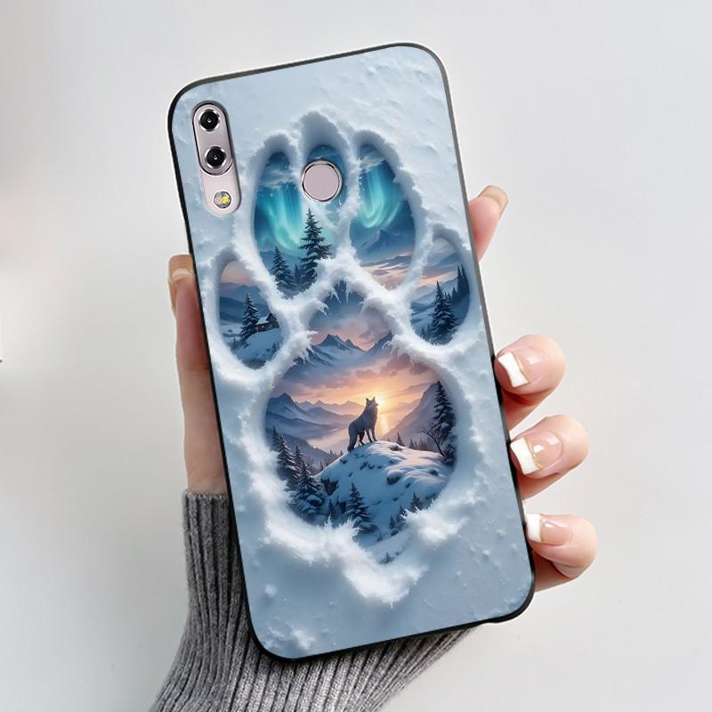 Für ASUS Zenfone 5 ZE620KL ZF620KL X00QD 5z ZS620KL Z01RD Hülle Luxus Süßes Liebes Kaninchen Lustig Schwarz Weiche TPU Silikon Rückseite