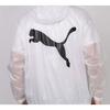 Puma Windproof Zip-Up Hooded Jacket With Sun Protection Men Outerwear White 599904-02