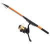 FTK Rock Fishing Rod Carbon Ultra-Hard Short Section Rock Fishing Rod Hand/Sea Dual-Purpose Rod Floating Yellow Spring Rod