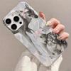 Bows and deer-pattern phone case, suitable for iPhone 17, 16, 15, Plus, Pro, Max series phones - suitable for use as a gift