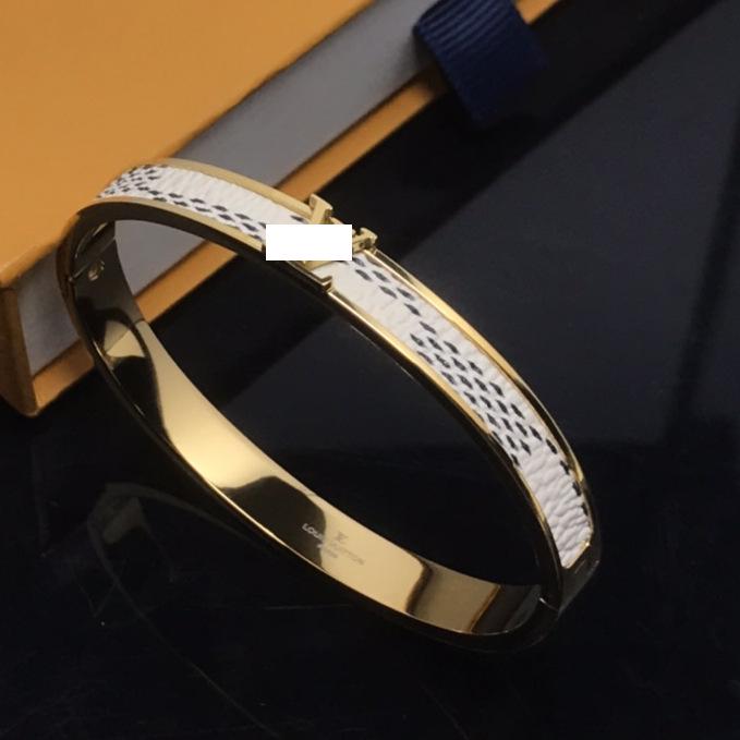 Europäisches & Amerikanisches Vintage Lederarmband mit Farbverlauf und Schloss-Design