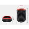 Foldable Trash Can Collapsible Water Bucket 4L Car Bin Multifunctional Storage Container Expandable Bucket for Travel Home