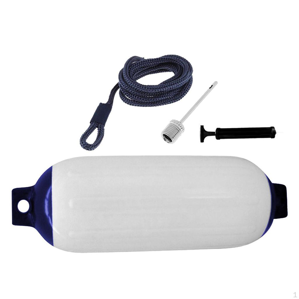 Boat Bumpers for Pontoon Durable 11x40cm Outdoor Buoys Protector with Rope, s,