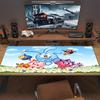 Kikouriki Kikoriki Cartoon Color Mouse Pad Large Gaming Table Cushion Non-slip Laptop Tablet Big Mousepad XXL Mat Mini PC Playmat With Lock Edge