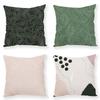 Ins Abstract Modern Simple Plush Pillowcase Line Decoration Pillow Car Office Waist Rest