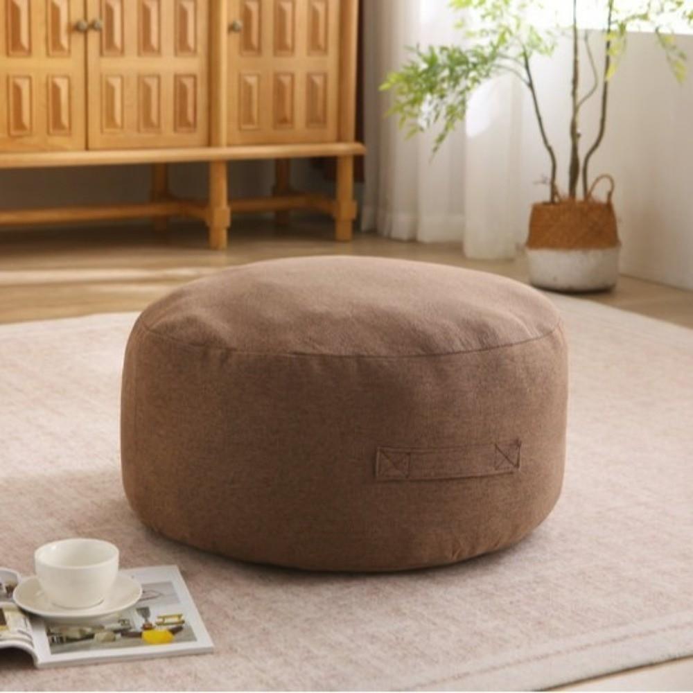 Large Capacity Round Seat Cushion Cover Large Opening Multi Color Unstuffed Cushion Cover Polyester Fiber Sofa Stool Cover