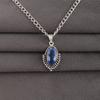 Tanzanite Gemstone Designer Pendant 1.4" , 925 Sterling Silver Handmade Jewelry For Christmas APP-4-9