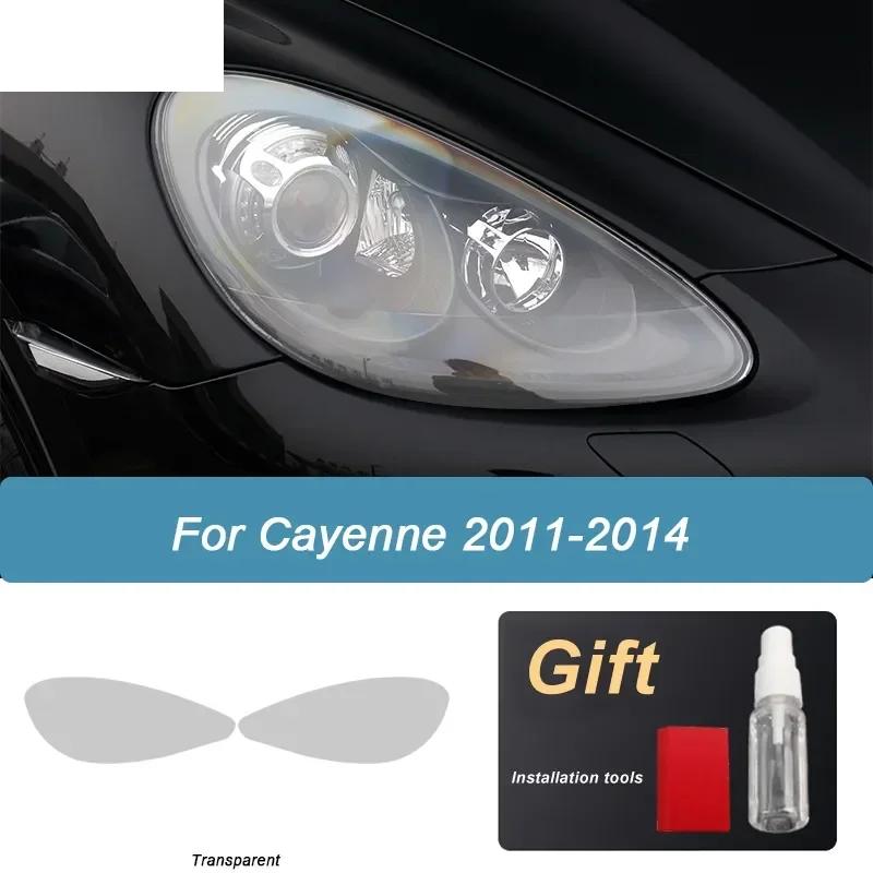 Per Porsche Cayenne 958 2011-Presente GTS Turbo Pellicola Protettiva Fari Auto Wrap Oscurante Fanali Posteriori Vinile Adesivo TPU Accessori