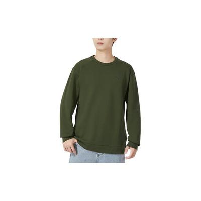 Logo Print Sportlich Lässig Pullover Sweatshirt Herren sweatshirt Grün 678368-31