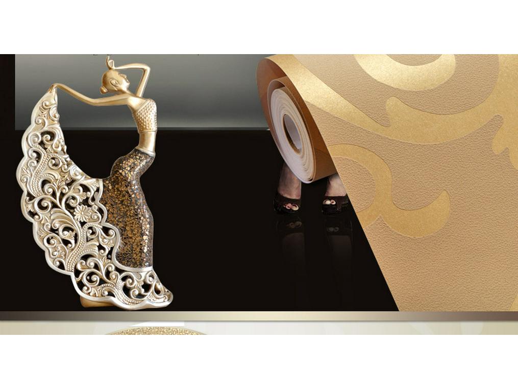 3D-Tapete mit Akanthusblättern in Silber – Vlies-Design für Schlafzimmer, Wohnzimmer und als Hintergrund für Fernseher und Sofa