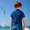 ASK JUNIOR Boys' Short-Sleeve Two-Piece Swimsuit