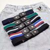 Invisible No Show Stretch Belt Women Elastic Waistband Jeans Versatile Fashion Accessory