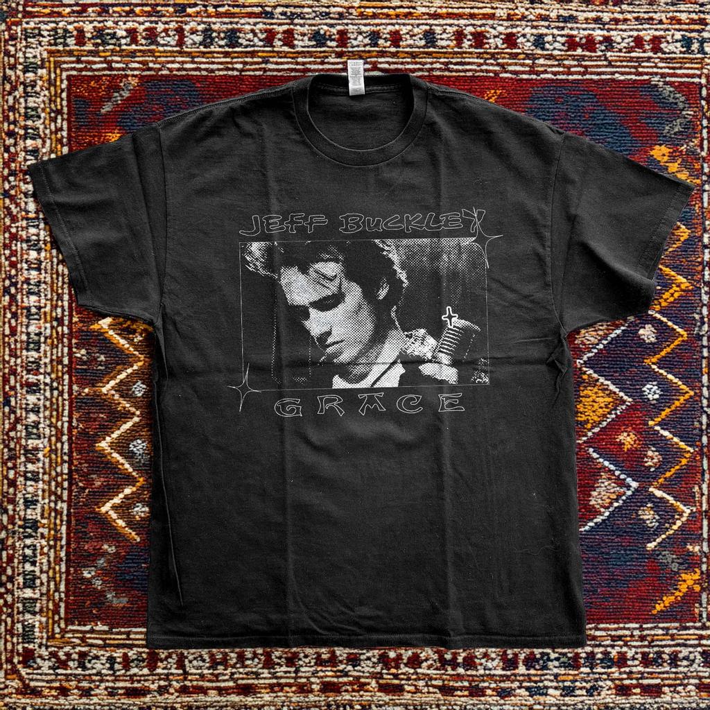 Maglietta Jeff Buckley Jeff Buckley Grace Cotone Nero T-shirt
