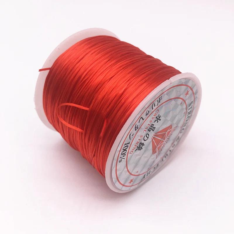 50M/Roll Colorful Flexible Elastic Crystal Line Rope Cord For Jewelry Making Beading Bracelet Wire Fishing Thread Rope