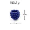 10Pc Simulation Fruit Block PVC Fake Strawberry Hami Melon Granules Artificial Food Model Crafts Photo Props DIY Cake Decoration