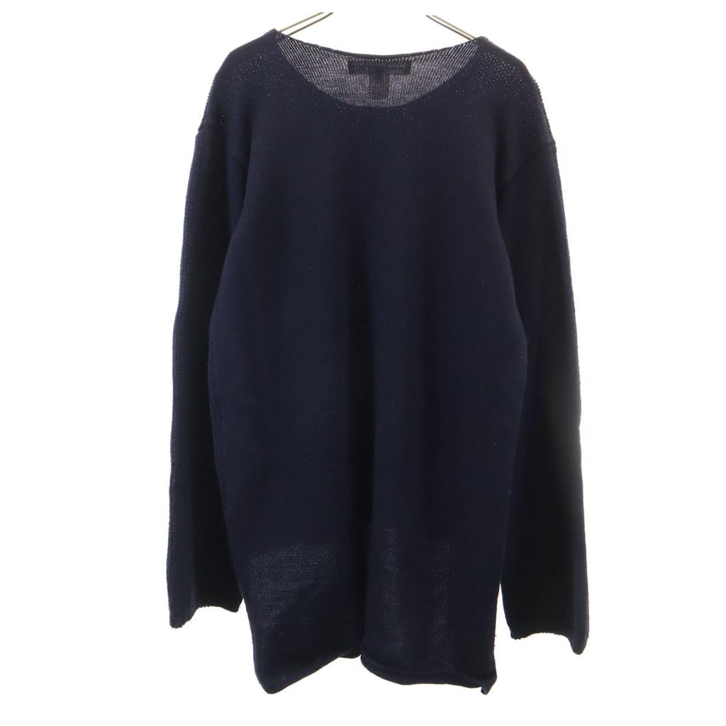 COMME des GARCONS SHIRT made in Japan Langarmpullover M Marineblau gestrickt Damen Gebraucht
