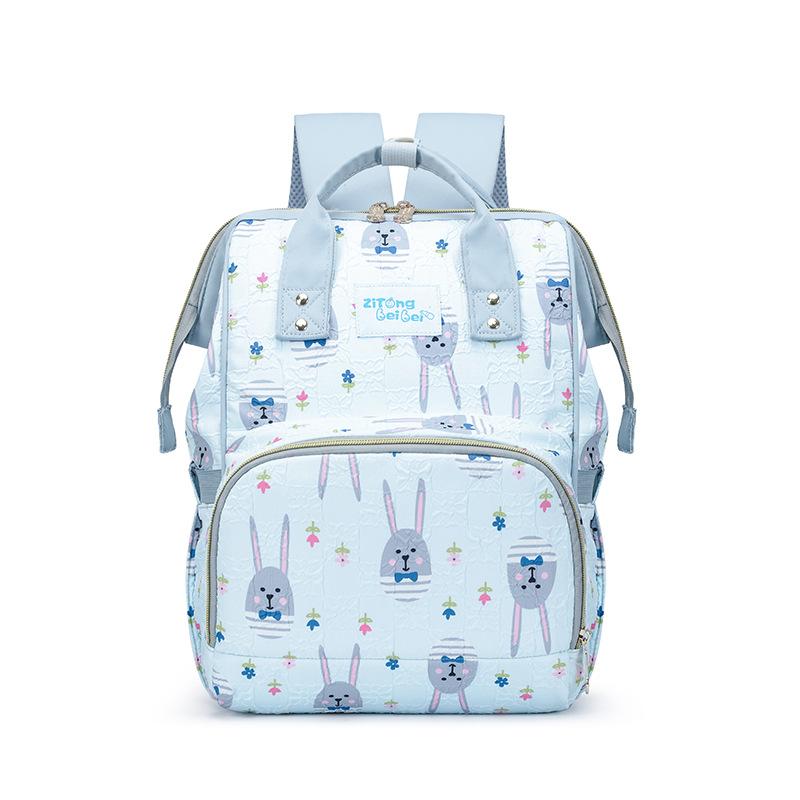 

Сумка для мамы для хранения, Сумка для хранения большой вместимости, Портативная сумка, Портативный рюкзак, Многофункциональный рюкзак для мамы, Мама и малыш небесно-голубой