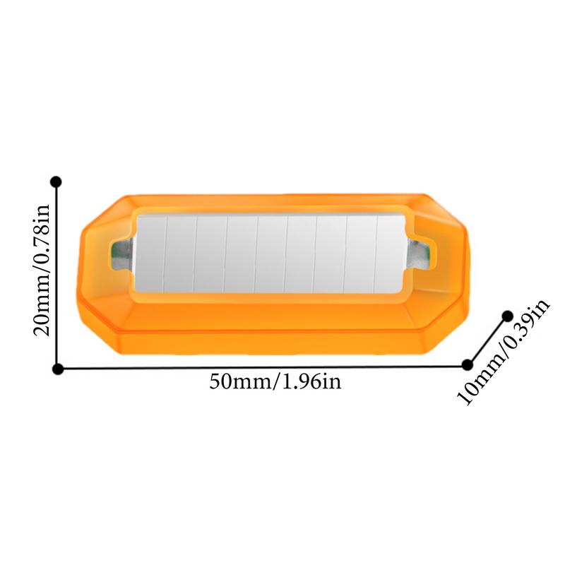 Mini Solarleuchte für Auto Mini LED Blinklicht für Auto und Motorrad Intelligenter Vibrationssensor Sofortiges Einschalten Automobil