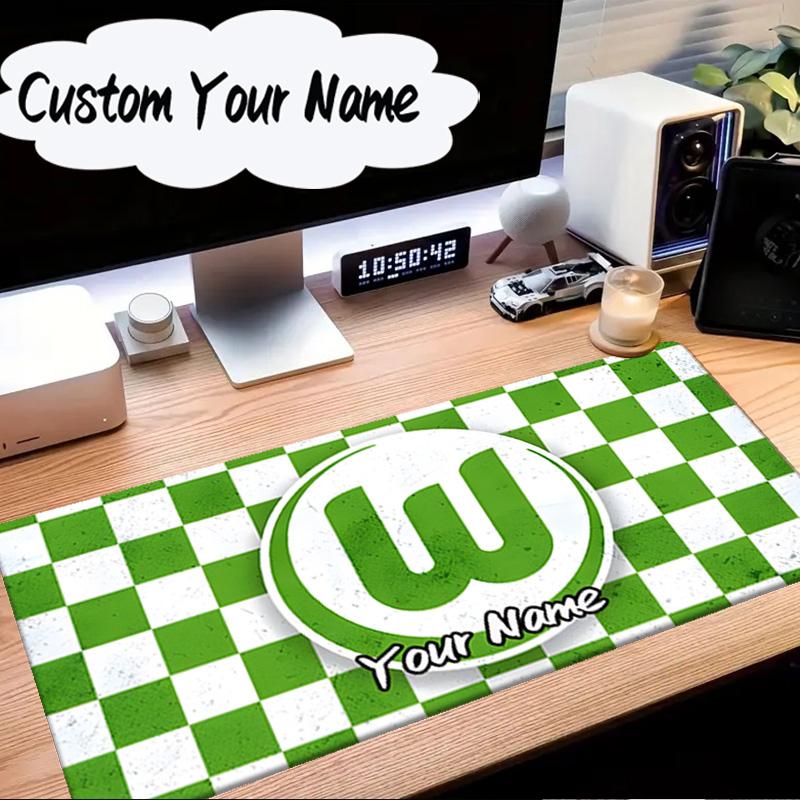 Custom Name Mouse pad Vfl Football Crest Mouse Pad Desk Mat, Non-Slip Rubber Backer Pad For Computer Notebook Gaming Mouse Pad Birthday Gift