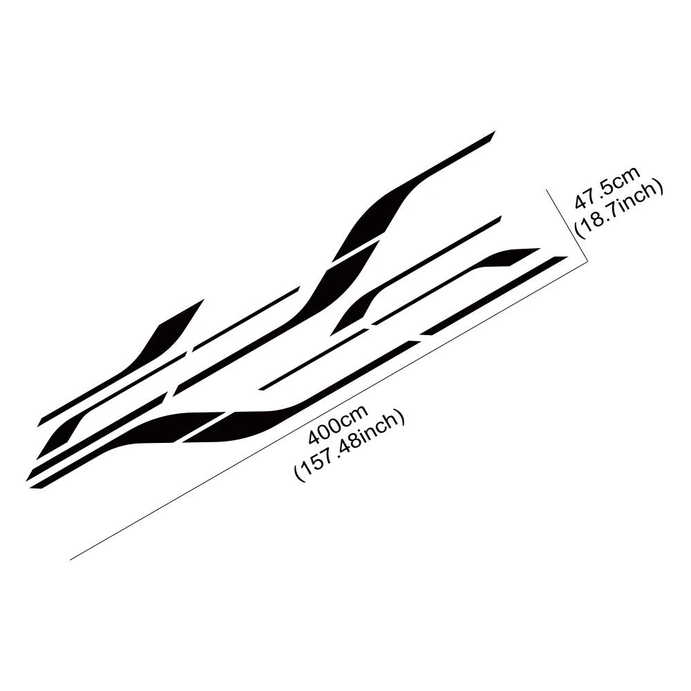 2PCS Car Body Stickers For FIAT DUCATO L3 L4 (2006-On) Motorhome Camper Van Stripes Decals Auto Tuning Accessories Vinyl Decals