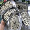 Outdoor Camping Fruit Tray European Retro Tinplate Metal Practical Snack Tray Fruit Basin Outdoor Tableware
