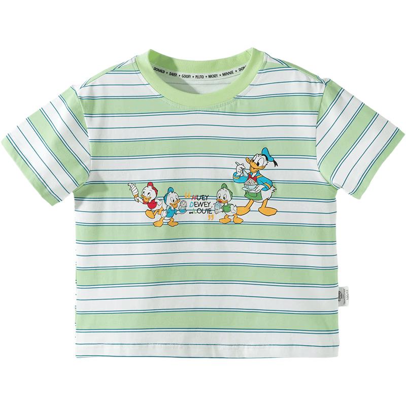 Disney Donald Duck Boys Cooling Striped T-Shirt 140/68