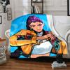 1pc KPop Demon Hunters RUMI1 Blanket, Gift, for Men and Women, Soft Blanket, Good for Sofa Bed Couch Travel, Lightweight Flannel Blanket