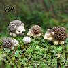 Lightweight Mini Statue Hedgehog Resin Figurine Miniature Animal Figures Cake Topper Decoration Tiny Ornaments for DIY Fairy Garden Moss Landscape