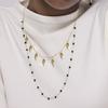 Collier d'onyx Luxenter fini en or jaune 18 carats - Omka
