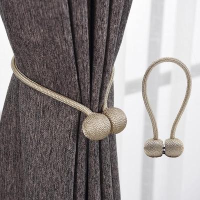 Nordic Minimalist Woven Tassel Curtain Tiebacks - Japanese Style, Fresh & Creative Rope Design for Sheer Curtain Management